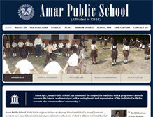 Tablet Screenshot of amarpublicschool.com